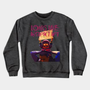 Long Live Abstract Art Crewneck Sweatshirt